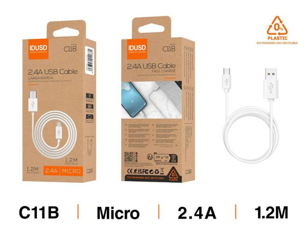 Idusd C11B Cable Micro-USB 1.2M 2.4A