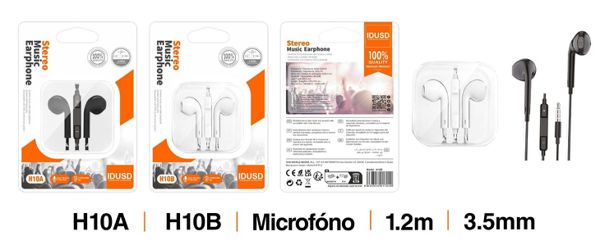 Idusd H10A H10B Auriculares Estereo Ios Y Android