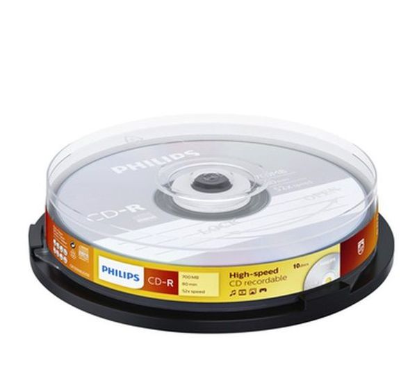Philips Cd-R 80Min 700Mb 52X Sp 10 Stuks