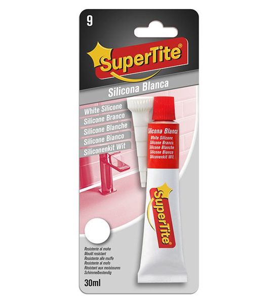 Supertite 2409 Silicona Blanca 30Ml 12Pcs