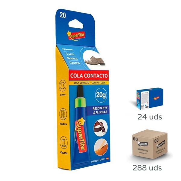 Supertite 2420 Adhesivo Contacto 20Ml 12Pcs