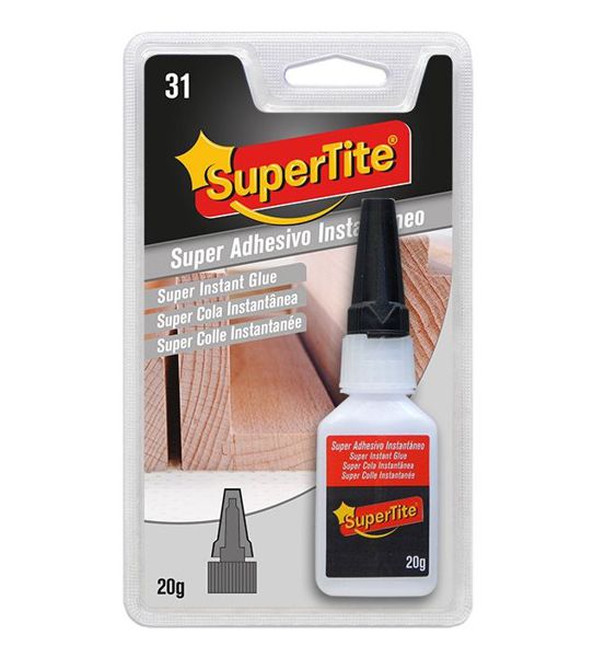 Supertite 2431 Adhesivo Instantanneo Botella 6Pcs