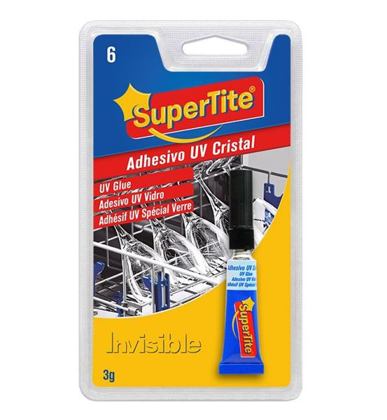 Supertite 2506 Adhesivo Uv Cristal 3G 12Pcs
