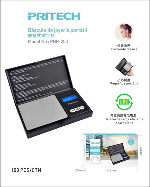 Pritech Pbp-253 Balanza Digital Profesional