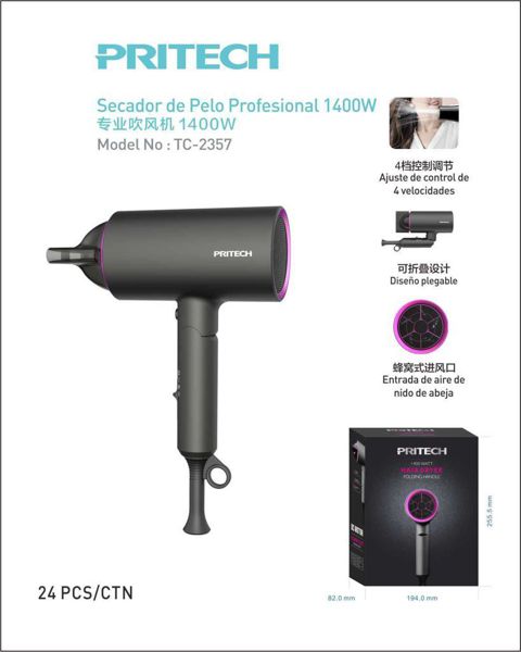 Pritech Tc-2357 Secador 1400W