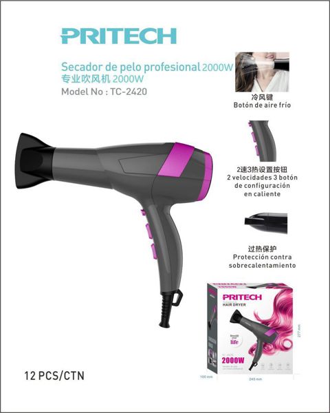 Pritech Tc-2420 Secador 2000W