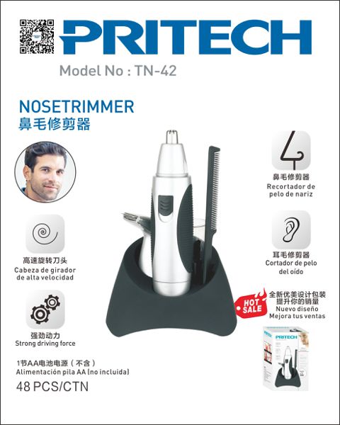 Pritech Tn-42 Corta Pelo De Nariz