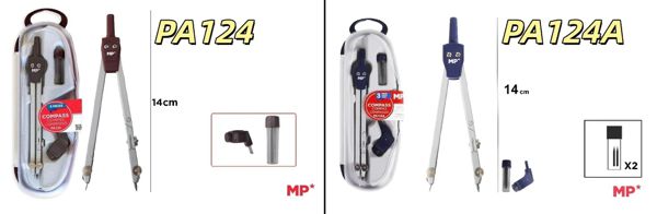 Mp Pa124 Pa124A Juego De Compas 3 Piezas,