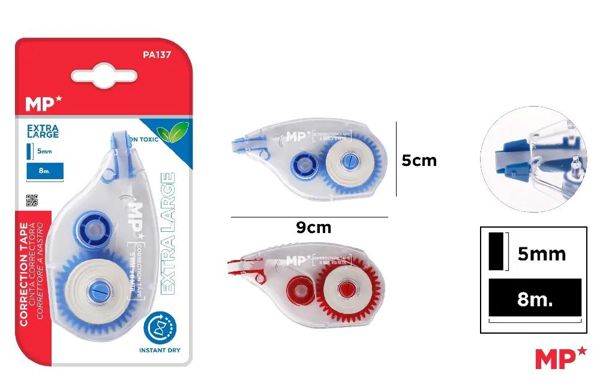 MP PA137 CORRECTOR CINTA 5MM x 8M