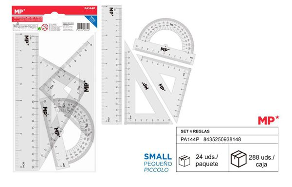 Mp Pa144P Set De Dibujo 4 Piezas Peque,