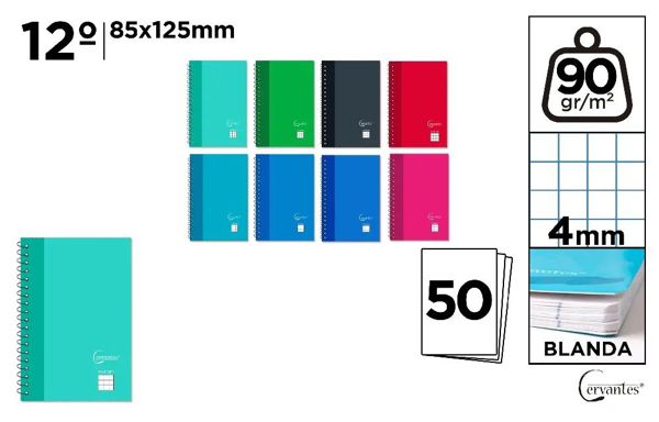 Mp Pb173 Block Doceavo 50 Hojas Cuadrícula