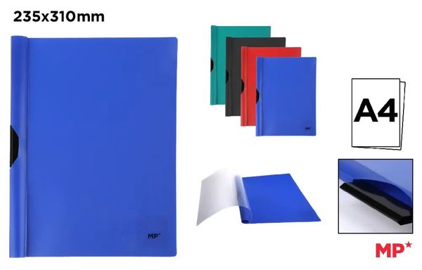 Mp Pc202 Carpeta Con Clip A4 Negro
