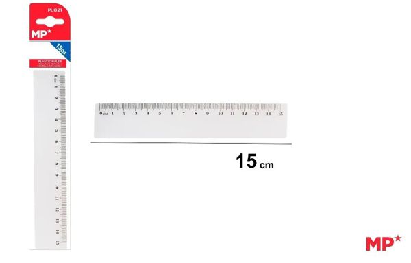 Mp Pl021 Regla De Plastico 15Cm, Pl021