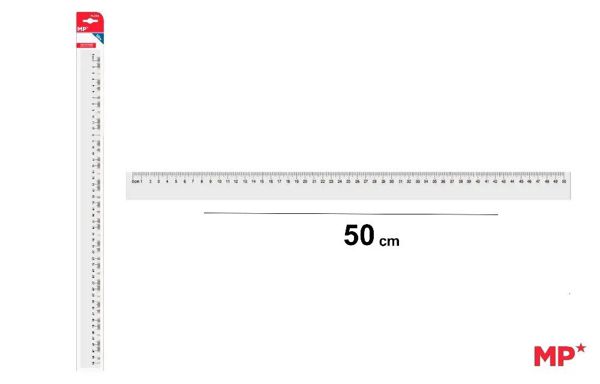 Mp Pl025 Regla De Plastico 50Cm