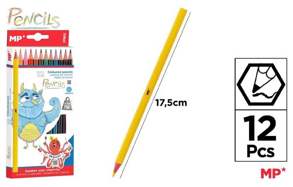 MP PP802 LáPIZ DE COLOR 12 UDS