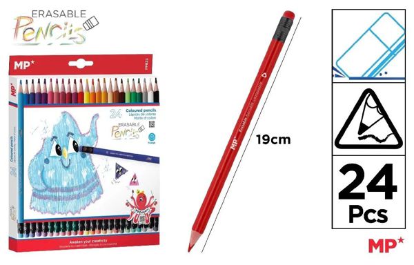 Mp Pp825 Lapiceros De Colores Borrables 24 Uds