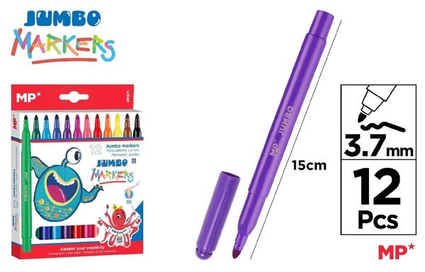 Mp Pp871 Rotuladores Jumbo 12 Uds