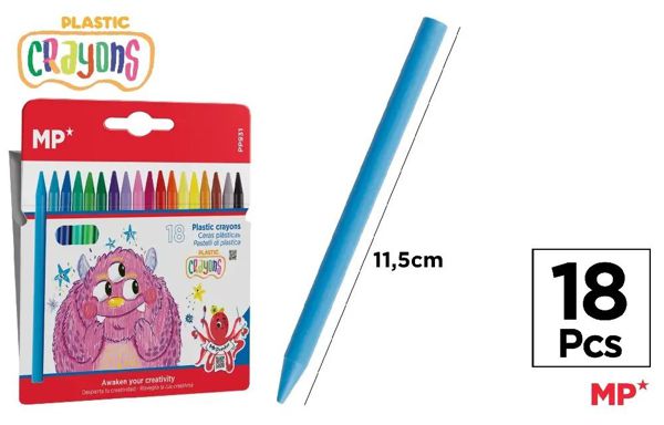 MP PP931 CERA PLáSTICA KIDS 18 UDS