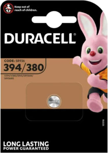 394/380 Pila Boton Duracell