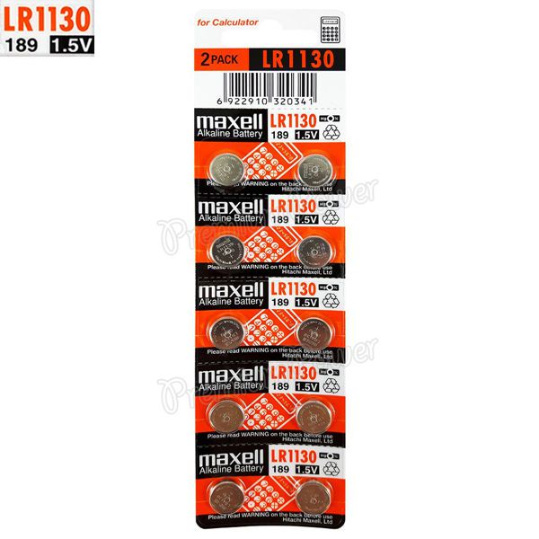 Lr1130 Pila Boton Maxell