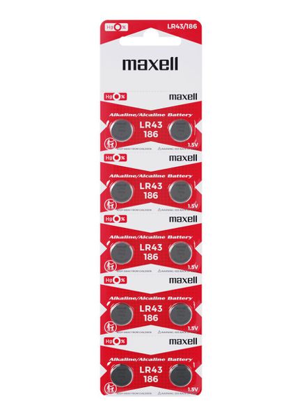 Lr43 Pila Boton Maxell