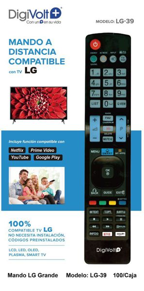 Digivolt Lg-39 Mando Compatible Para Lg
