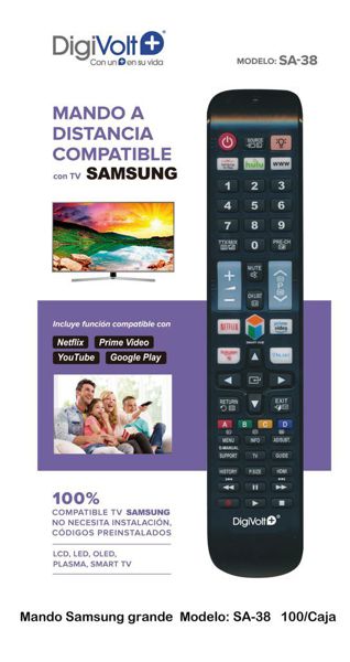 Digivolt Sa-38 Mando Compatible Para Samsung Grand