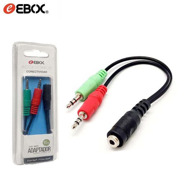 Ebox Eav-8401 Adaptador Jack A 2 Jack