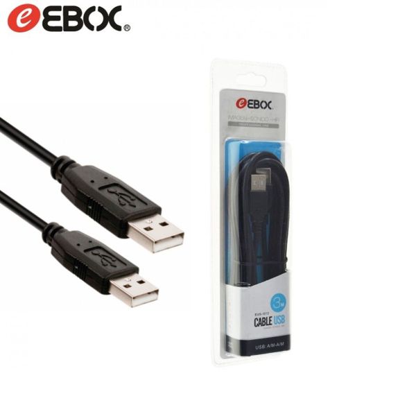 Ebox Eus-1012 Cable USB Macho/Macho De 3 Metros
