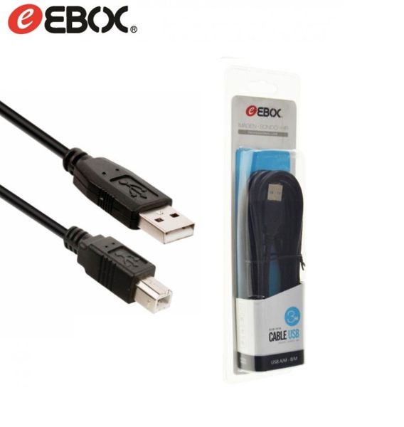 Ebox Eus-1018 Cable Impresora 3M