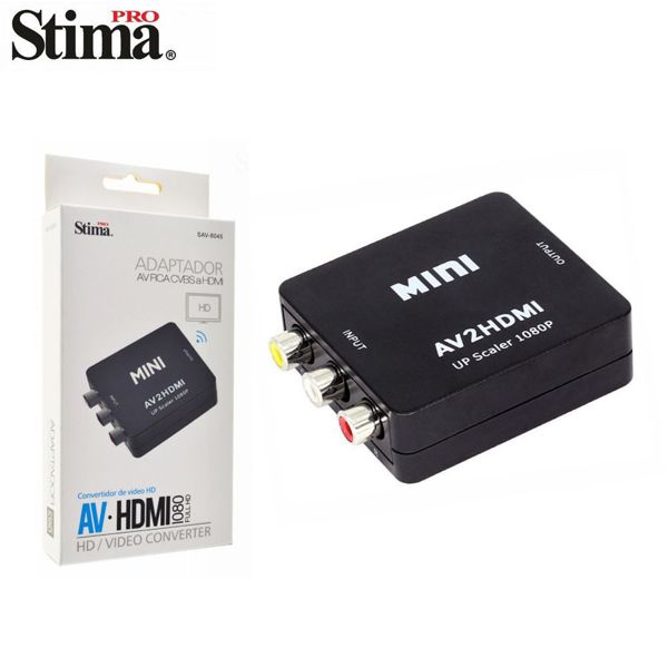 Stima Sav-8045 Adaptador Av Rca Cvs A HDMI Mini
