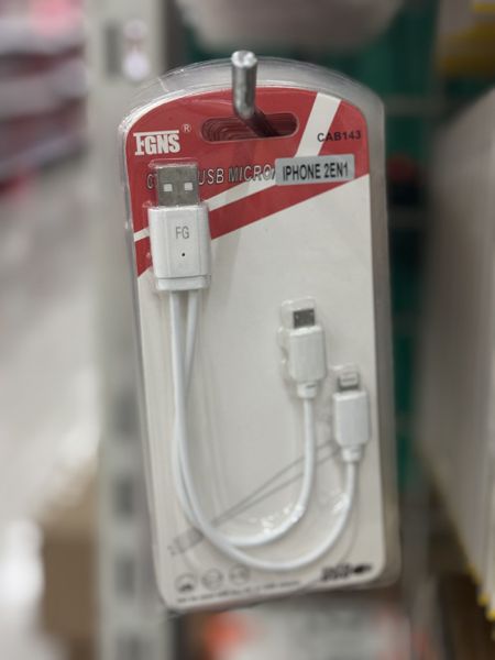 Cab143 Cable Iphone Y Micro USB