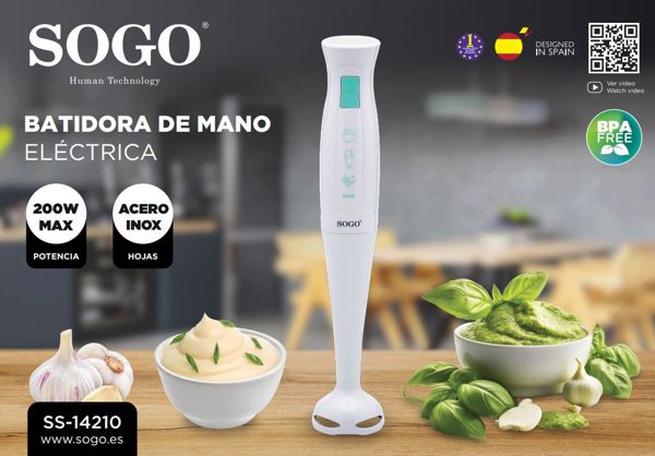 Sogo Ss-14210 Batidora De Mano 200W