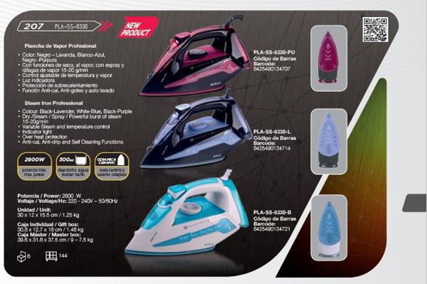 Sogo Ss-6330 Plancha Ropa 2800W