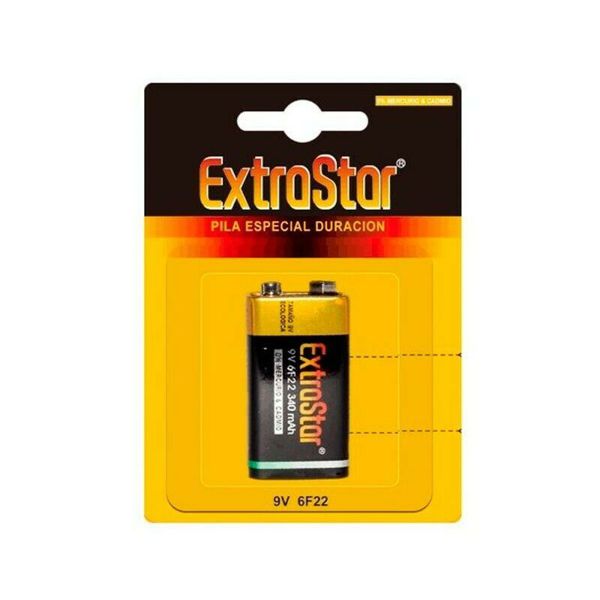 Pila 6F22 9V Extrastar