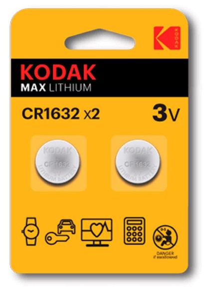 Kodak 30417700 Pila Botom Cr1632 X2