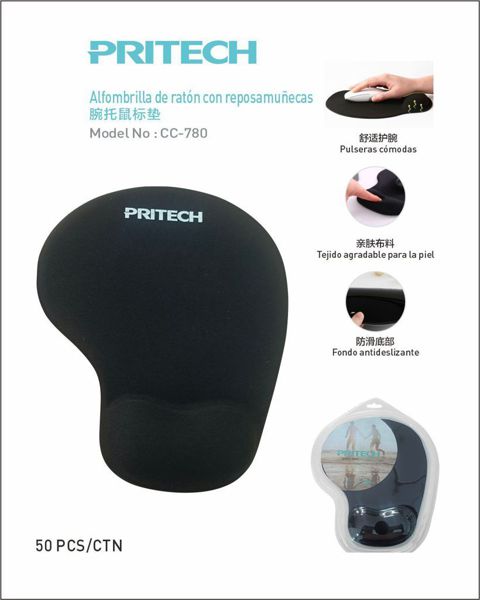 Protech Cc-780 Cojin De Raton Del Resto De Muneca