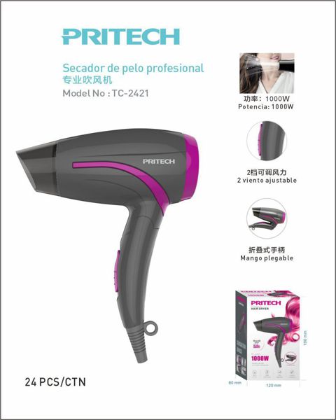 Pritech Tc-2421 Secador 1000W
