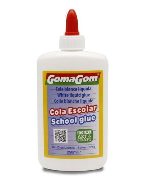 Gomagom 13661 Cola Blanca Escolar 6Pcs