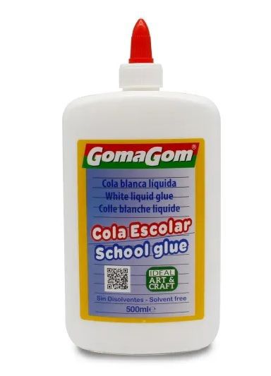 Gomagom 13671 Cola Blanca Escolar 500 6Pcs