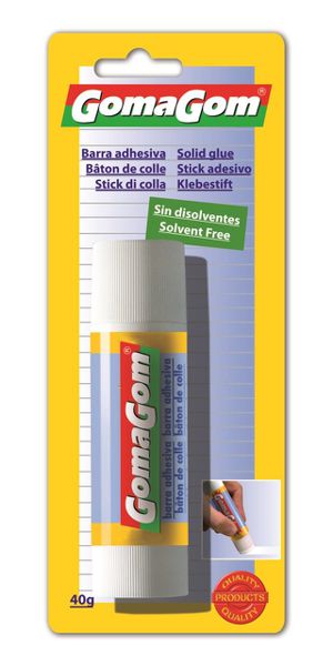 Gomagom 15170 Barra Adhesiva 40G Blister 12Pcs
