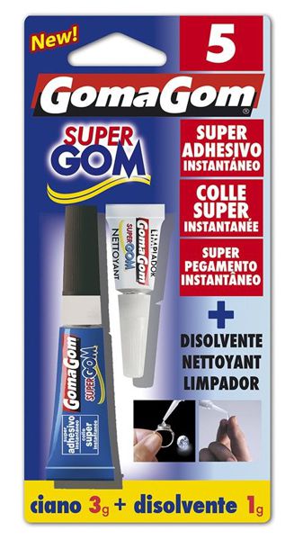 Gomagom 16050 Super Adhesivo Blister Cyano 3G Glue Cle