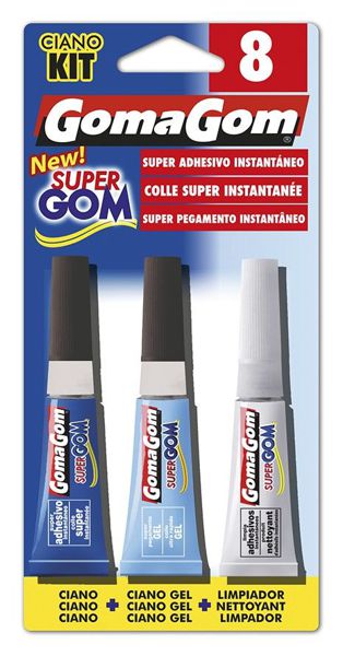 Gomagom 16070 Blister Cyano Glue Kit 3G 12Pcs