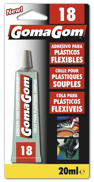Gomagom 22301 Blister Adh Plasticos Fles 12Pcs
