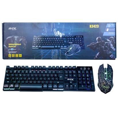 Mtk K3423 02120082 Conjunto Raton Teclado Mecanico Luz