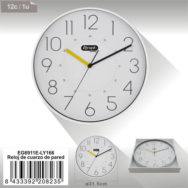 Reloj De Pared（Blanco）