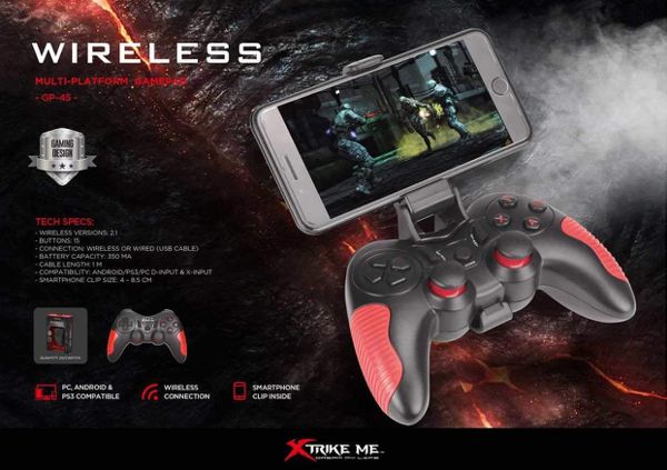 Xtrike Me Gp-45 Mando Wireless Inalambrico