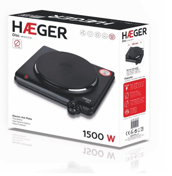 Haeger Hp-01B.012A Placa Caliente Electrica 1500W
