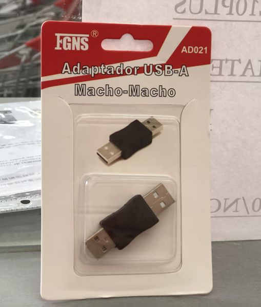 Fgns Ad021 Adaptador USB Macho/USB Macho