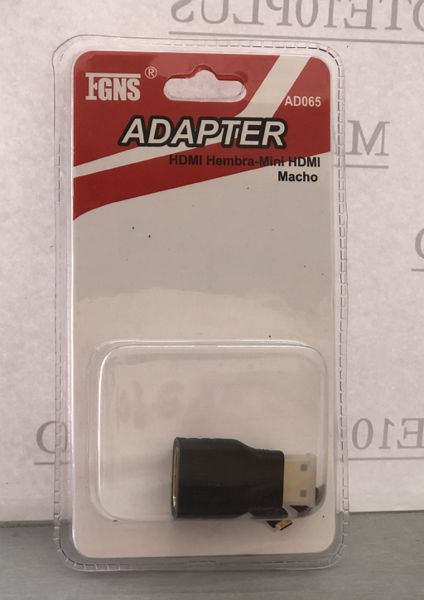 Fgns Ad065 Adaptador HDMI Hembra-Mini HDMI Macho